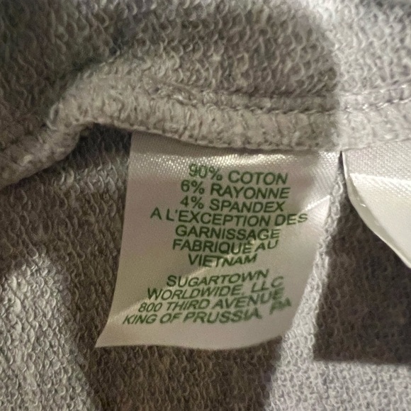 Lilly Pulitzer Gray Captain Popover with Blue Accents - Picture 4 of 6